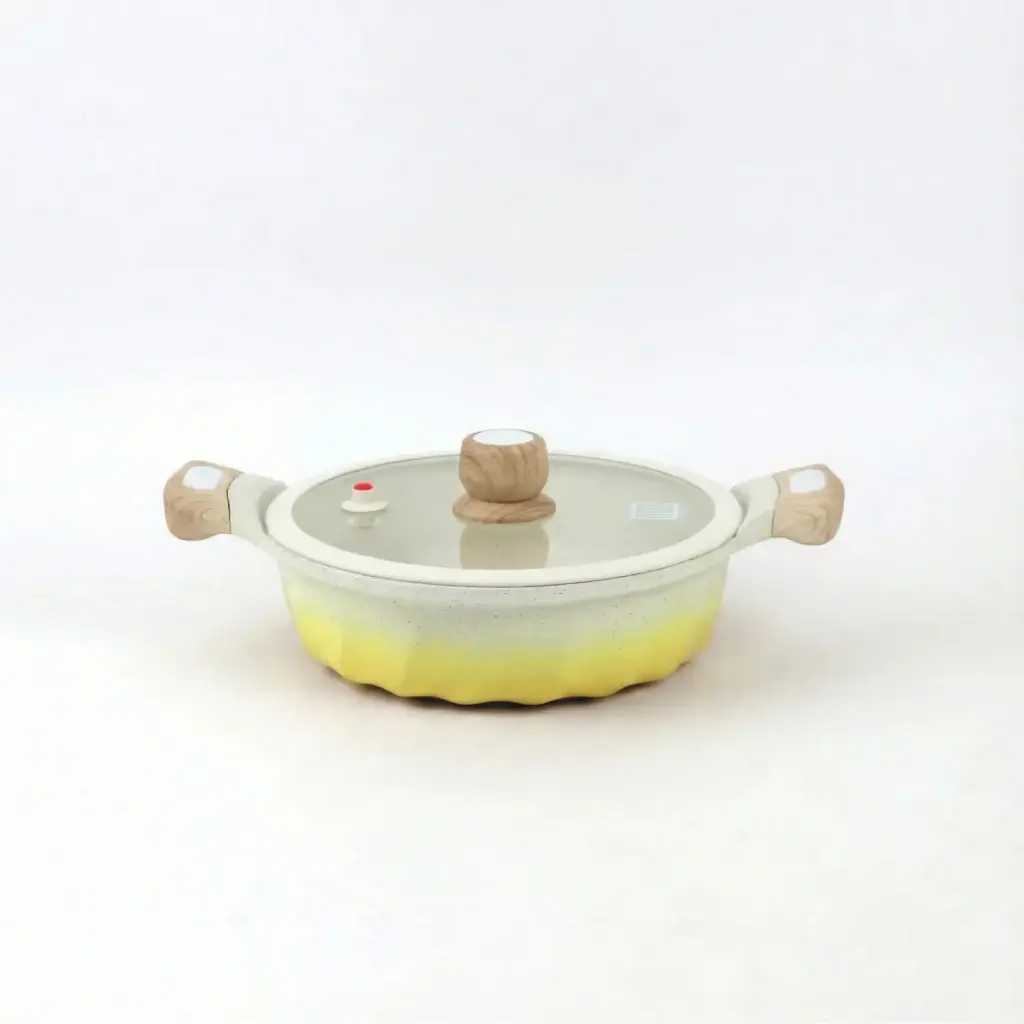 OLLA BAJA VENECIA 
ANTIADHERENTE 24CM