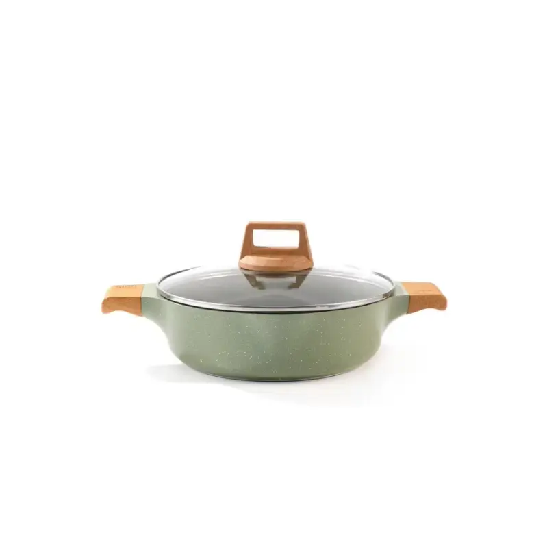 OLLA BAJA MILAN 
ANTIADHERENTE 24CM