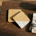 Posavasos para taza cuadrado 2 piezas