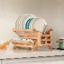 Organizador de cubiertos bambú