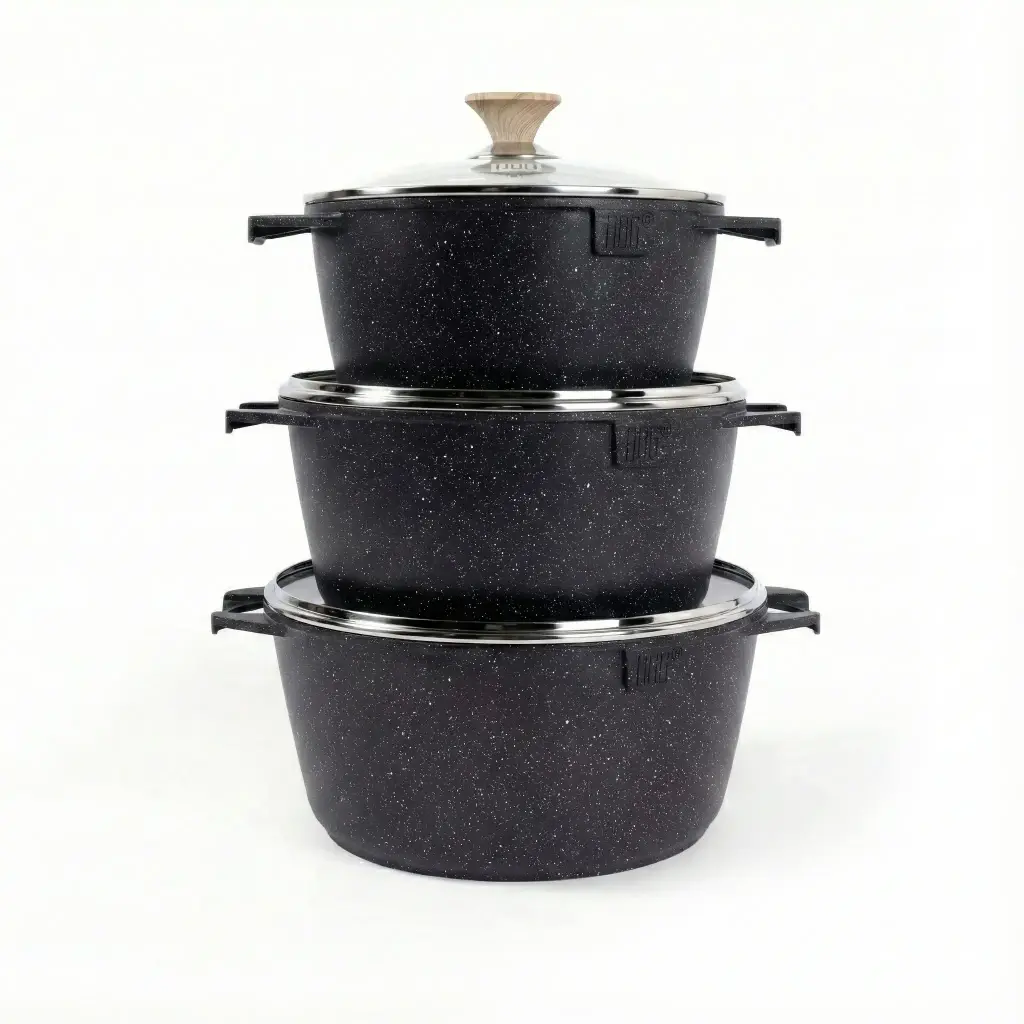 JUEGO DE OLLAS X 3 ANTIADHERENTE 