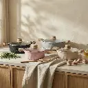 OLLA ANTIADHERENTE CON TAPA 24CM