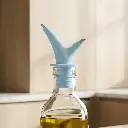 Dispensador de aceite azul