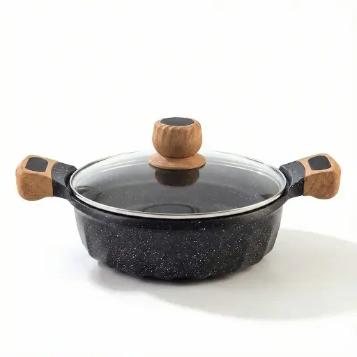 OLLA ANTIADHERENTE 
CON TAPA 28CM