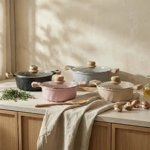 OLLA ANTIADHERENTE CON TAPA 28CM