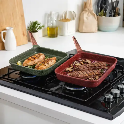 SARTEN GRANITO CUADRADO ANTIADHERENTE 