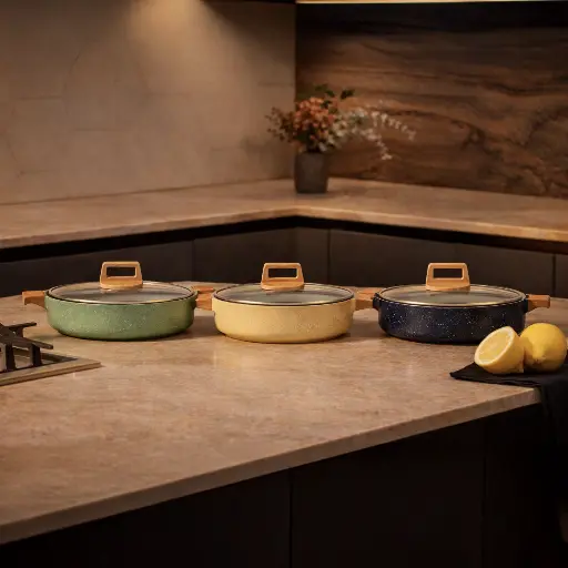 OLLA BAJA MILAN ANTIADHERENTE 28CM