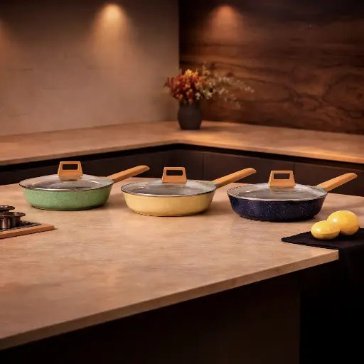 SARTEN MILAN ANTIADHERENTE CON TAPA 24CM