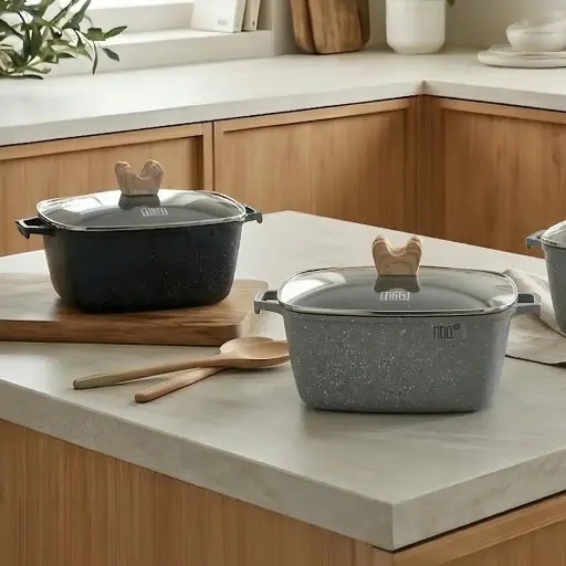 OLLA LISBOA CUADRADA ANTIADHERENTE 32CM