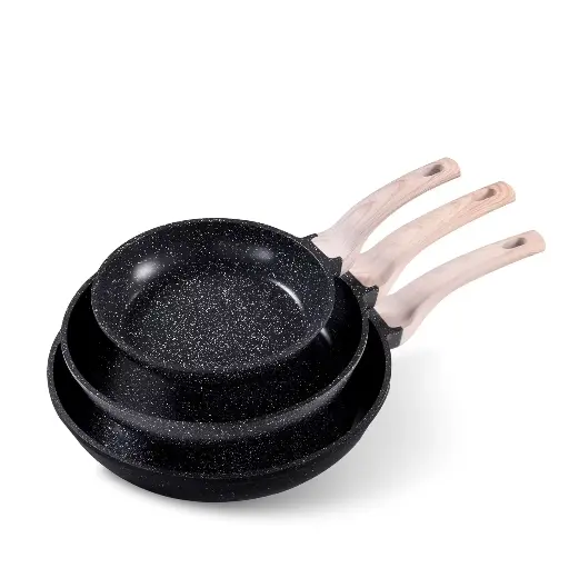 JUEGO DE SARTENES X 3 
ANTIADHERENTE SIN 
TAPA 20/24/28CM 