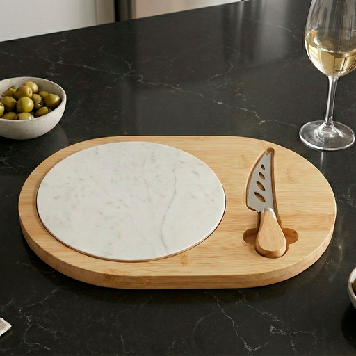 [3029-01] Tabla de queso con cuchillo